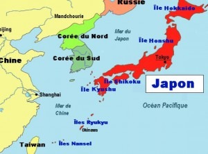 carte du Japon