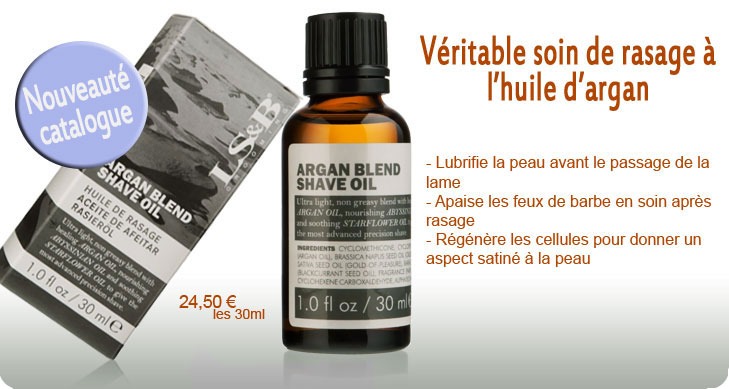 huile rasage d'argan