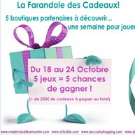 Zoom sur les 5 sites de l'évènement la Farandole des cadeaux !