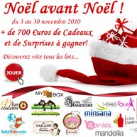 Cadeau d'exception pour un jeu évènement noel avant noel !